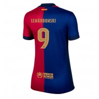 Dámy Fotbalový dres Barcelona Robert Lewandowski #9 2024-25 Domácí Krátký Rukáv